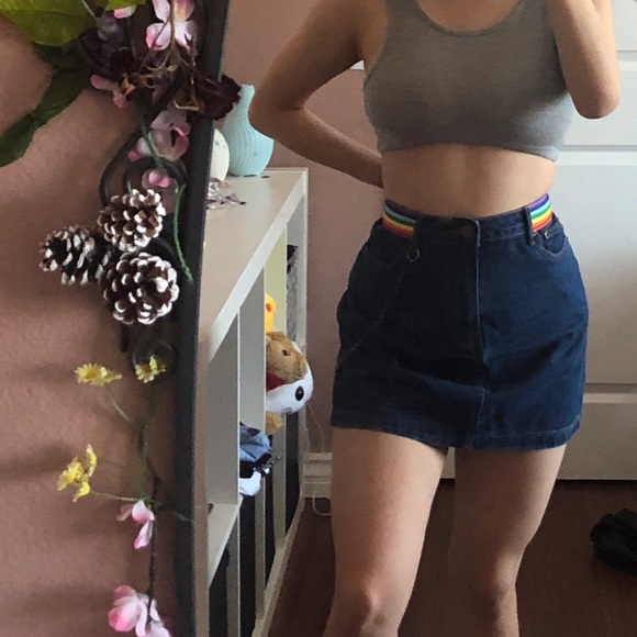 pride denim miniskirt 🌈 - Picture 4 of 4
